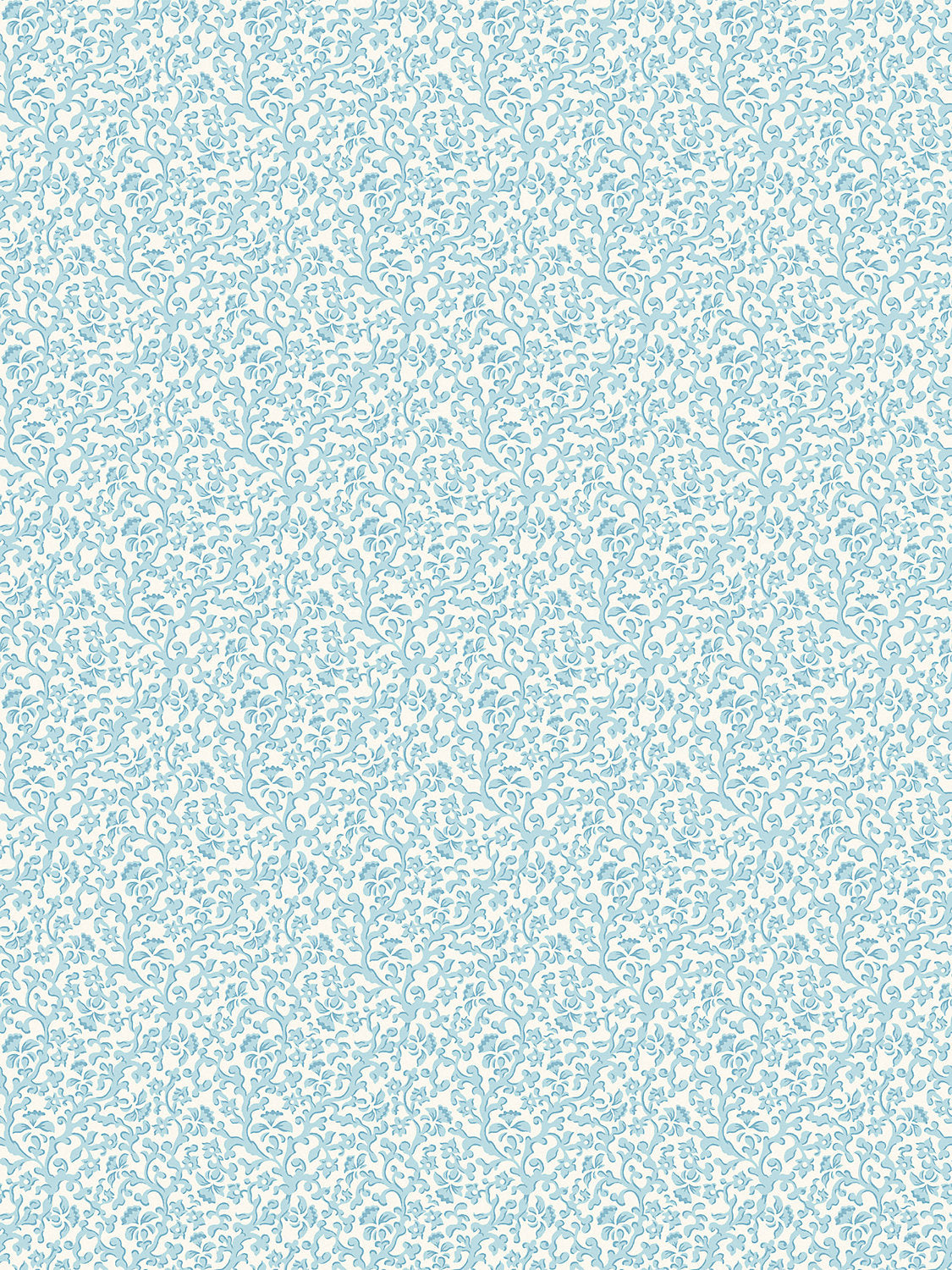 Scalamandre Bandbox Aquamarine Wallcovering
