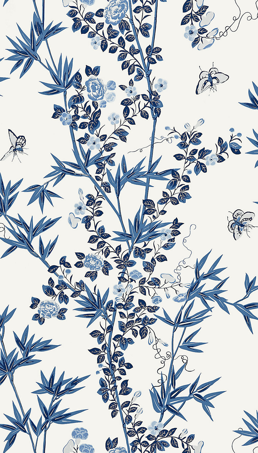 Scalamandre Jardin De Chine Porcelain Wallcovering