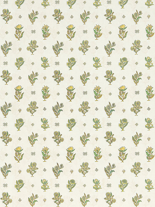 Scalamandre Calico Lemongrass Wallcovering