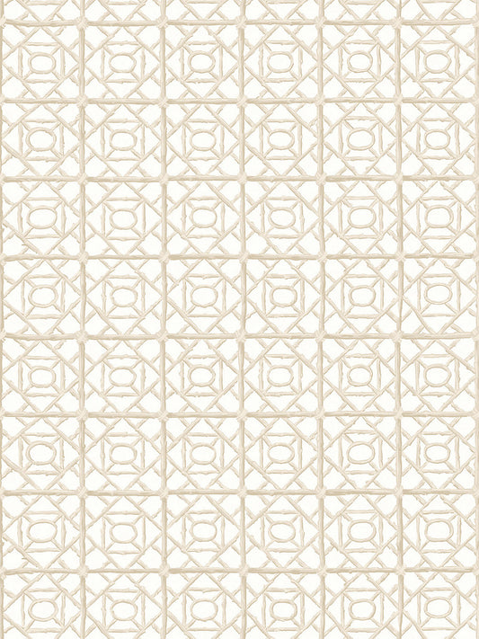 Scalamandre Ormond Fret Buttercream Wallcovering