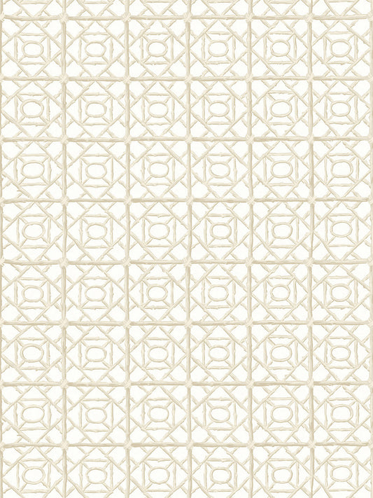 Scalamandre Ormond Fret Oak Wallcovering