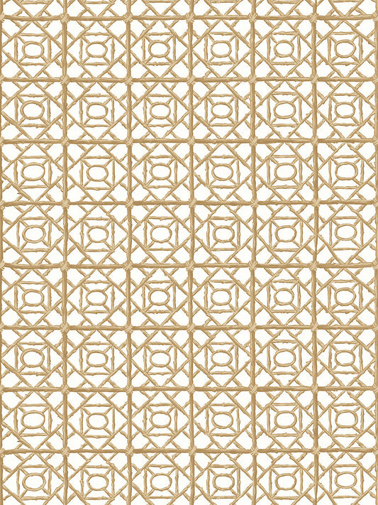 Scalamandre Ormond Fret Twine Wallcovering