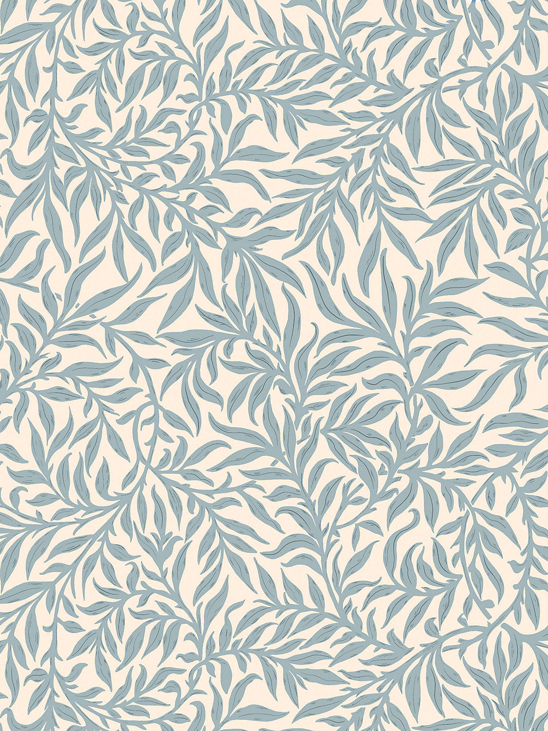 Scalamandre Willow Misty Blue Wallcovering