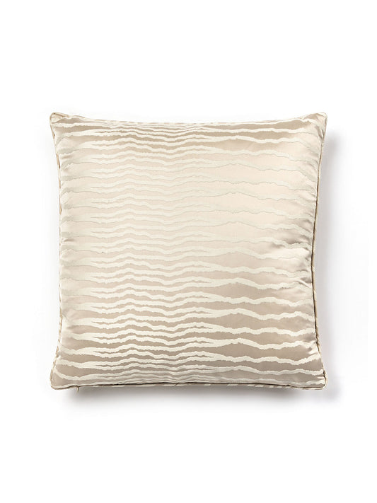 Scalamandre Desert Mirage 22 X 22 - Platinum Decorative Pillow