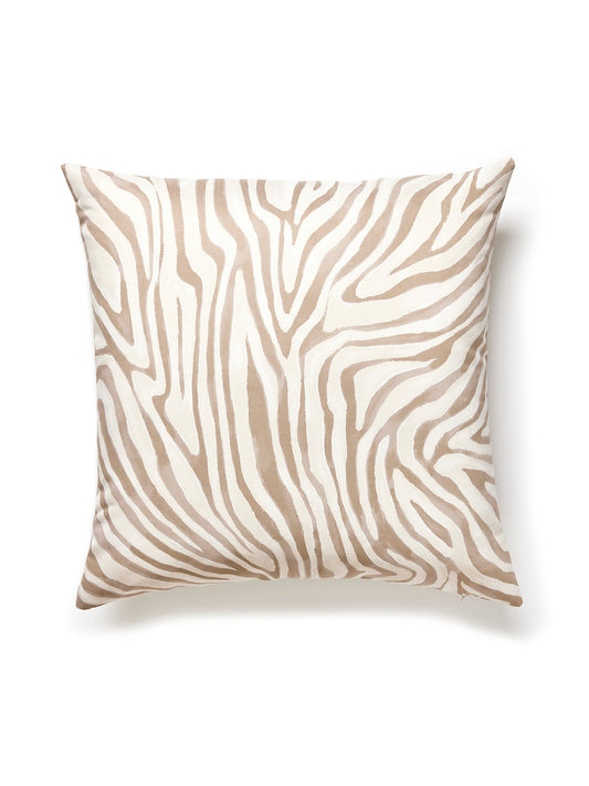 Scalamandre Kenya Faux Suede 22 X 22 - Sandstone Decorative Pillow