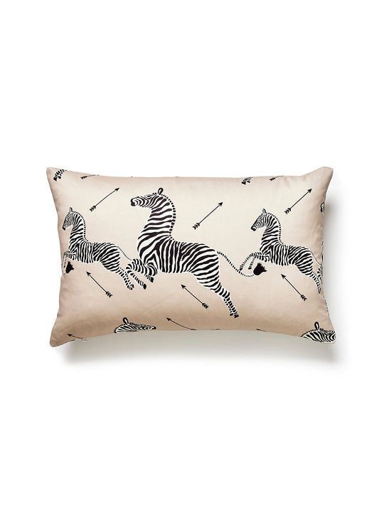 Scalamandre Zebras Petite 14 X 22 - Sand Decorative Pillow