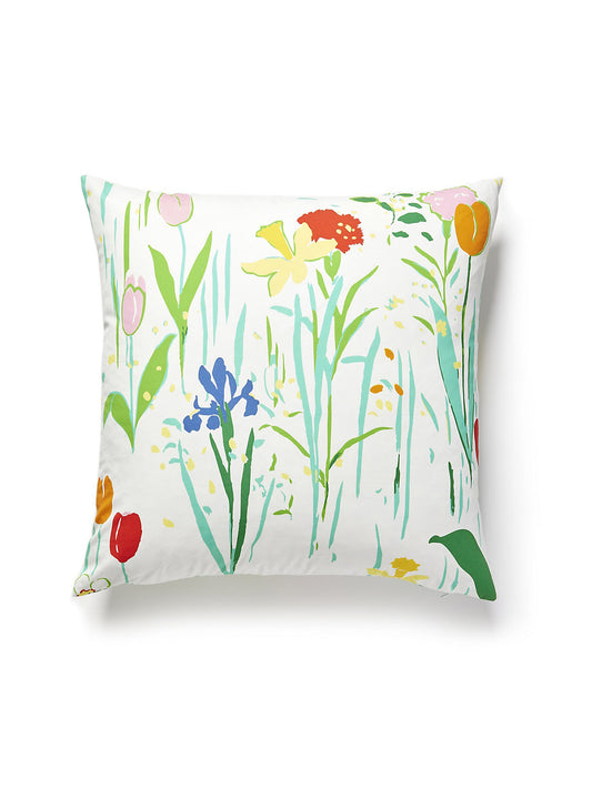 Scalamandre Guermantes 22 X 22 - White Decorative Pillow