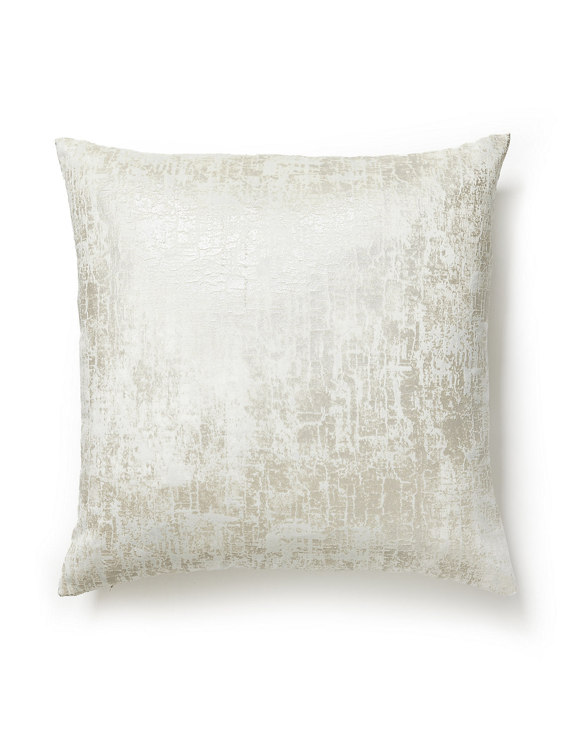 Scalamandre Tesoro Velvet 22 X 22 - Moonbeam Decorative Pillow