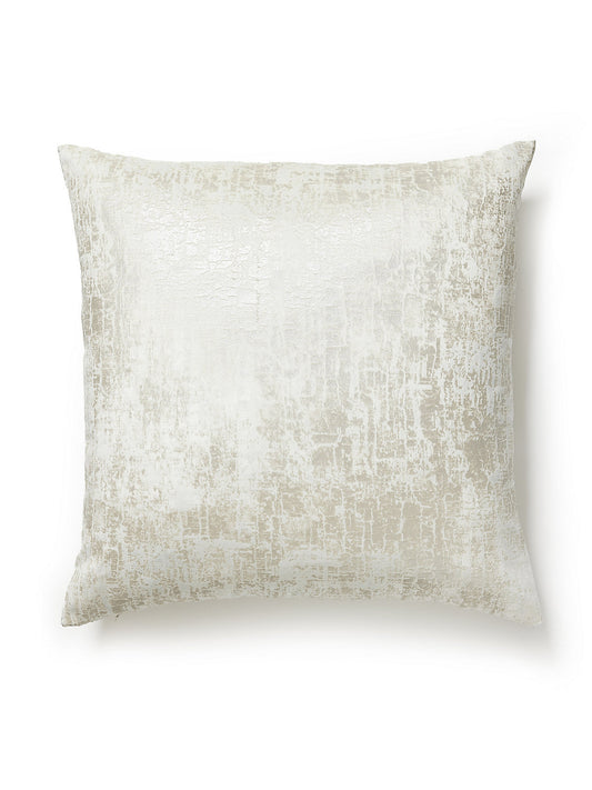 Scalamandre Tesoro Velvet 22 X 22 - Moonbeam Decorative Pillow