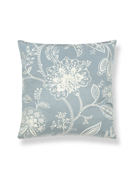 Scalamandre Kaveri Vine 22 X 22 - Sky Decorative Pillow