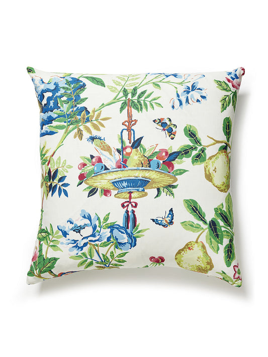 Scalamandre Shantung Garden 24 X 24 - Bloom Decorative Pillow