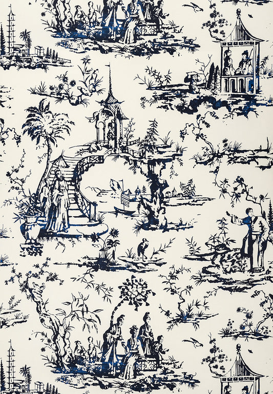 Scalamandre Summer Palace Porcelain Wallcovering