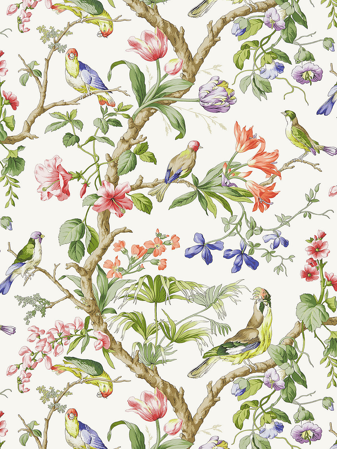 Scalamandre Belize Ivory Wallcovering