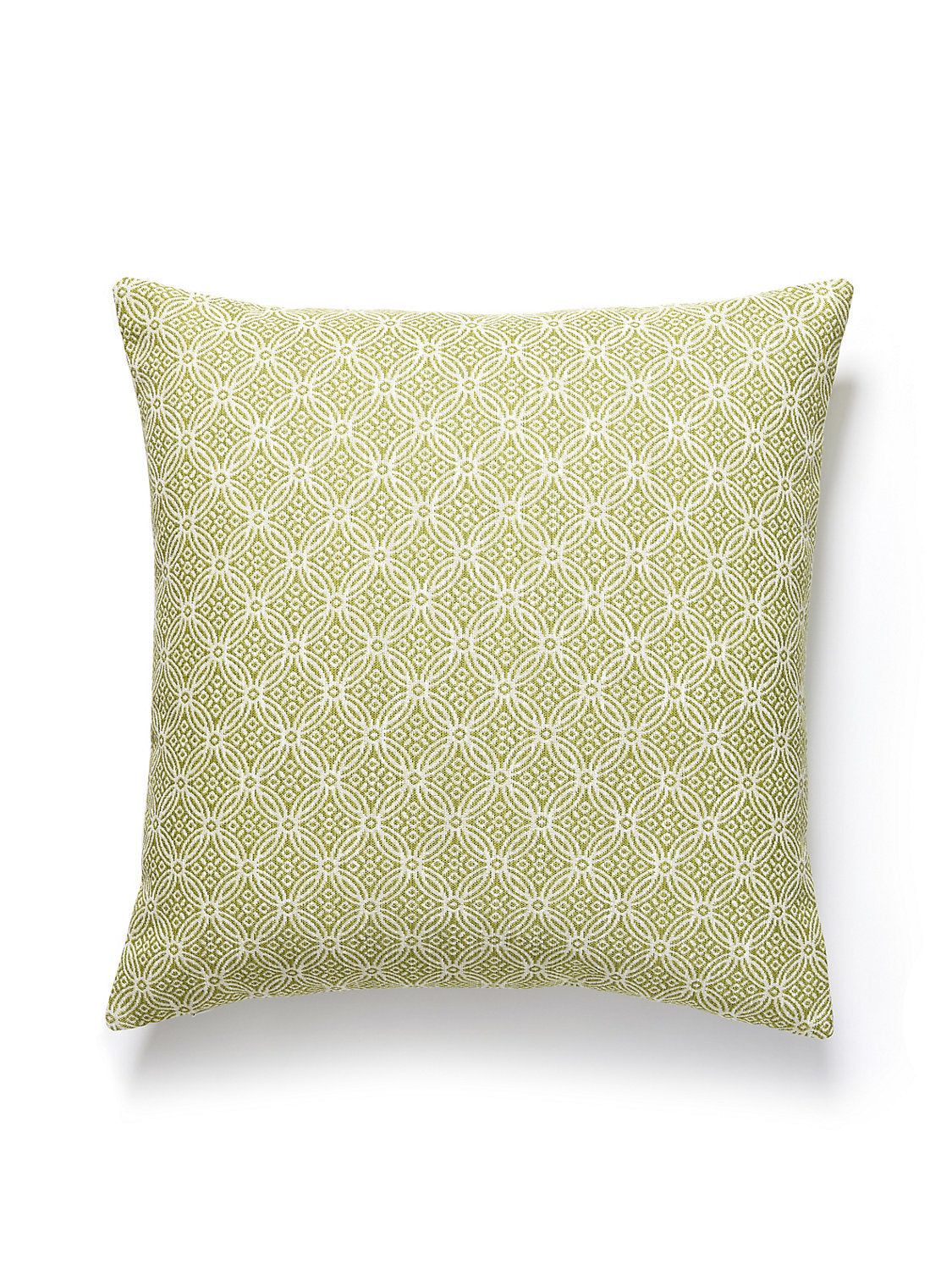 Scalamandre Cape May Outdoor 22 X 22 - Key Lime Decorative Pillow