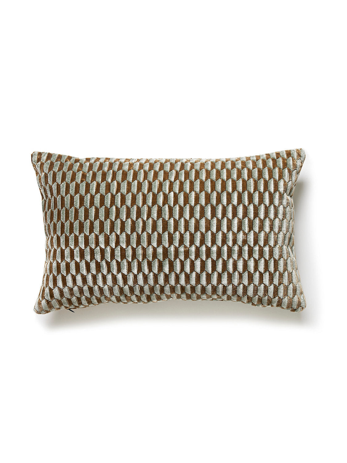 Scalamandre Allegra Velvet 14 X 22 - Mineral Decorative Pillow