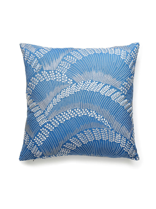 Scalamandre Lovegrass Embroidery 22 X 22 - Marlin Decorative Pillow