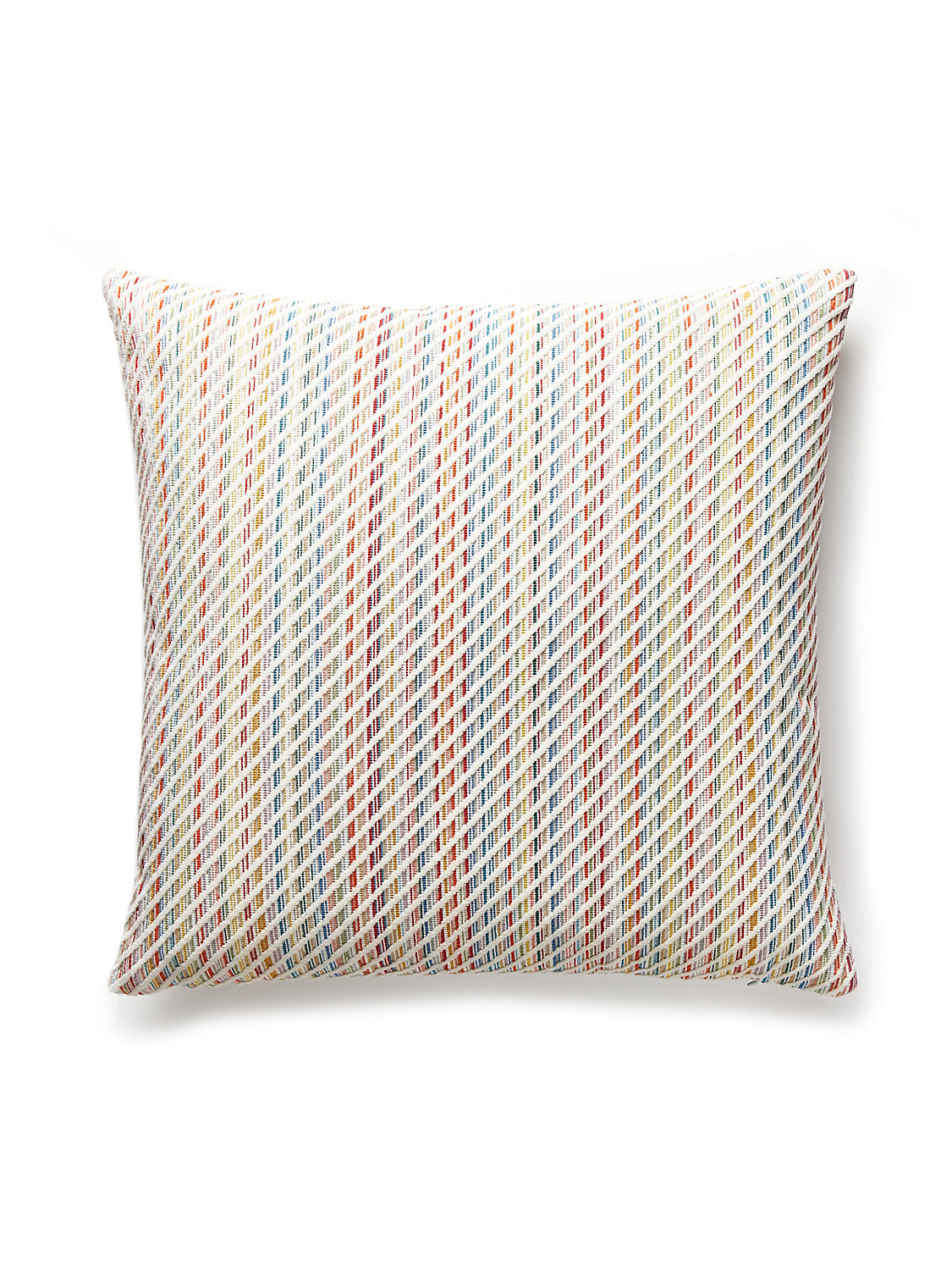 Scalamandre Prisma Velvet 22 X 22 - Sqaure - Color Wheel Decorative Pillow
