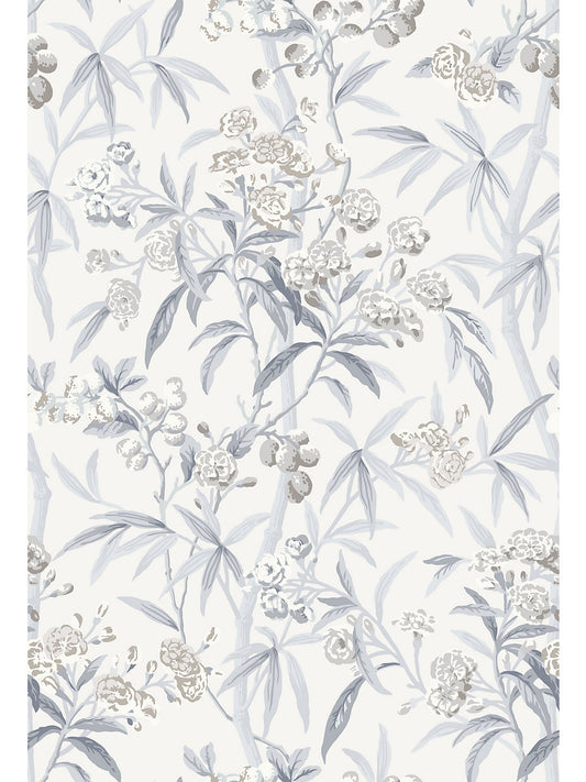 Scalamandre Lanai Silver Mist Wallcovering