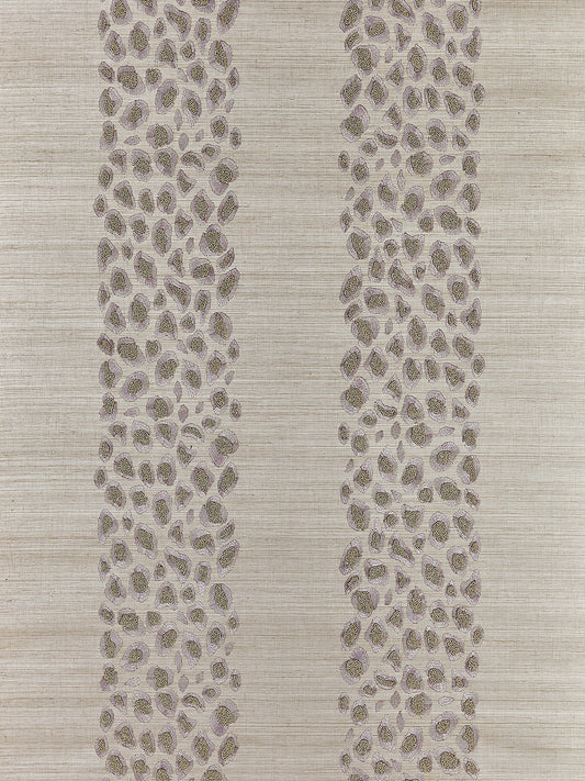 Scalamandre Catwalk Embellished Grasscloth Looking Glass Wallcovering