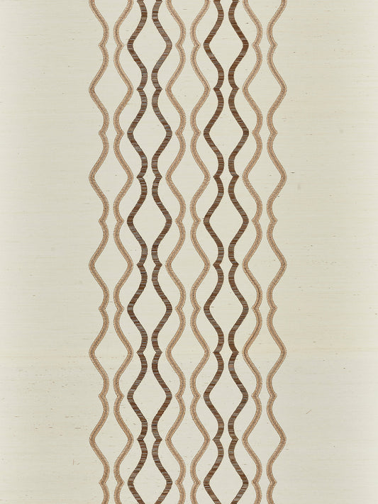 Scalamandre Valentina Embellished Sisal Shell Wallcovering
