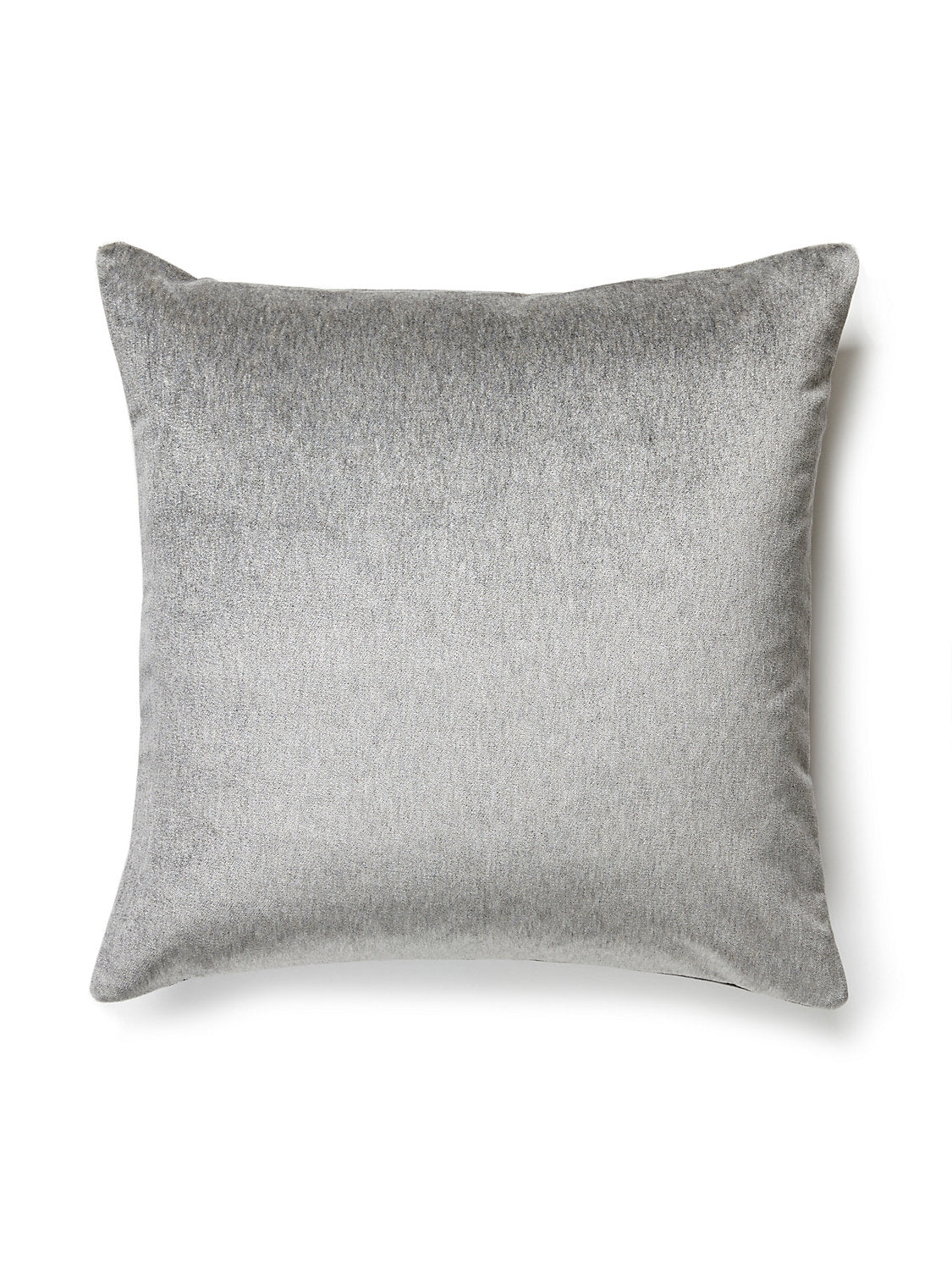 Scalamandre Bay Velvet Outdoor 22 X 22 - Smoke Decorative Pillow