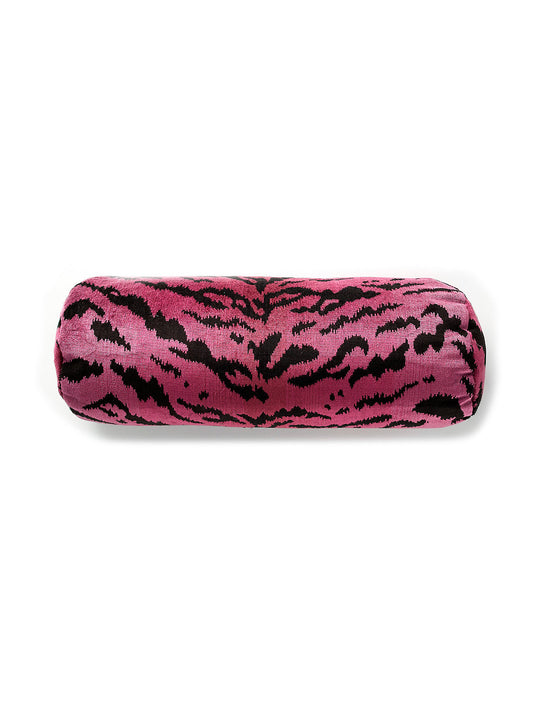 Scalamandre Tigre 21 X 7 - Reds & Black Decorative Pillow