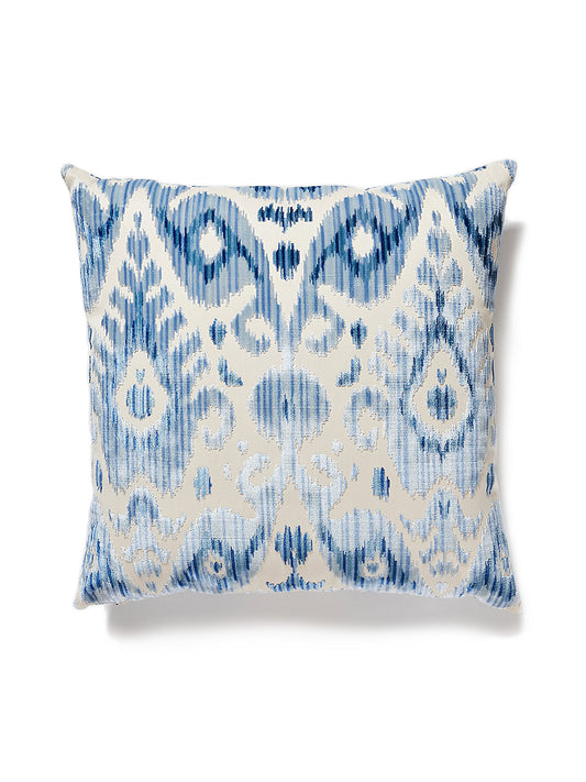 Scalamandre Tashkent Velvet 22 X 22 - Pacific Decorative Pillow