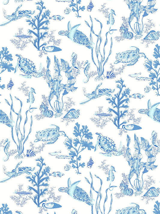 Scalamandre Garparilla Vinyl II Marine Wallcovering