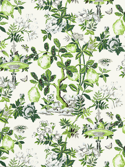 Scalamandre Shantung Garden Verdance Wallcovering