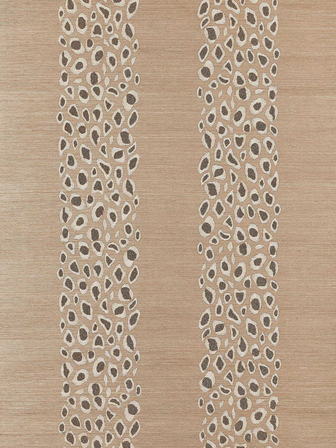 Scalamandre Catwalk Embellished Grasscloth Desert Wallcovering