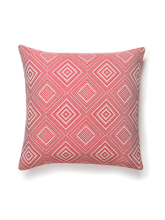 Scalamandre Antigua Weave Outdoor 22 X 22 - Hibiscus Decorative Pillow