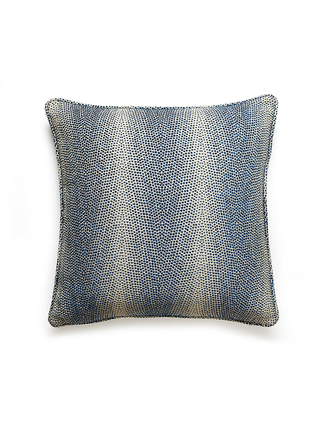 Scalamandre Despres Weave 22 X 22 - Indigo Decorative Pillow