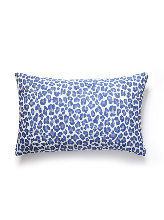 Scalamandre Backyard Bengal Outdoor 14 X 22 - Cobalt Decorative Pillow