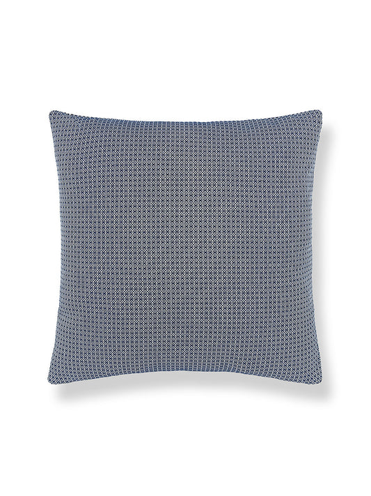 Scalamandre Bird's Eye Outdoor 22 X 22 - Navy Decorative Pillow