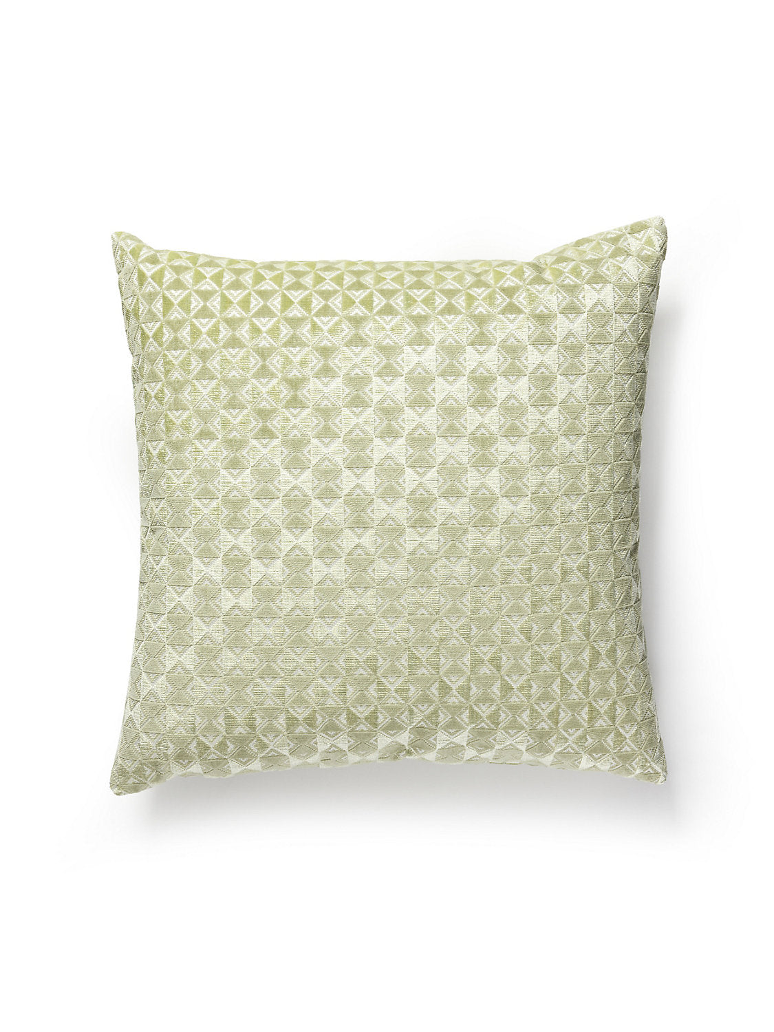 Scalamandre Parlor Velvet 22 X 22 - Pistachio Decorative Pillow