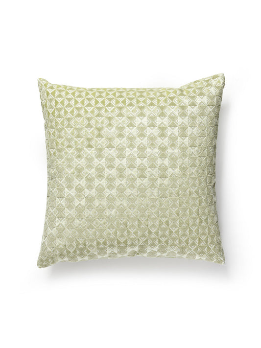 Scalamandre Parlor Velvet 22 X 22 - Pistachio Decorative Pillow