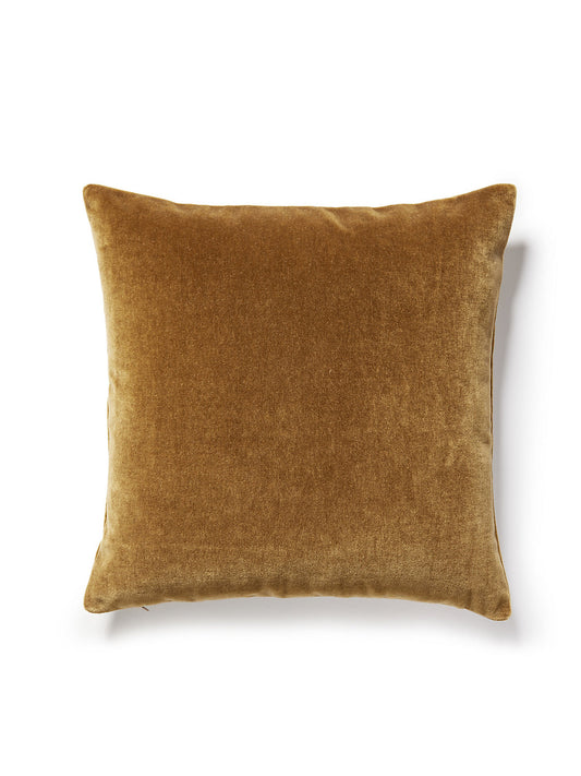 Scalamandre Makalu Mohair 22 X 22 - Brown Sugar Decorative Pillow