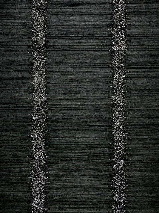 Scalamandre Veronica Beaded Grasscloth Carbon Wallcovering