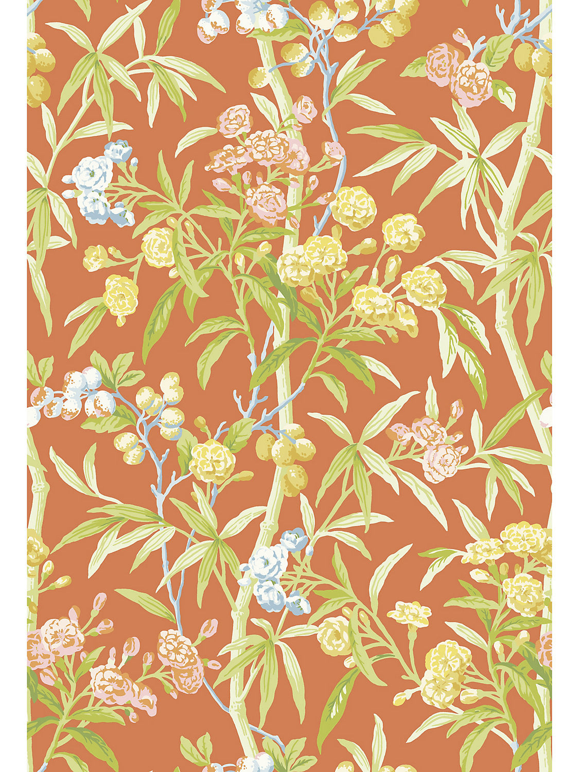 Scalamandre Lanai Guava Wallcovering