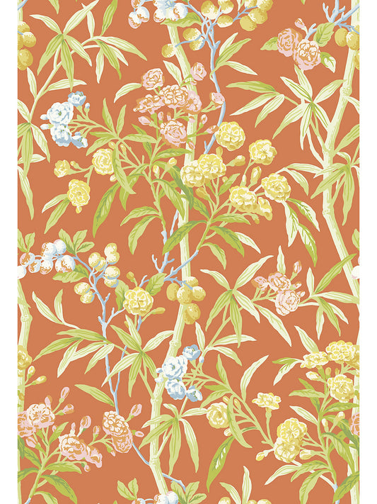 Scalamandre Lanai Guava Wallcovering