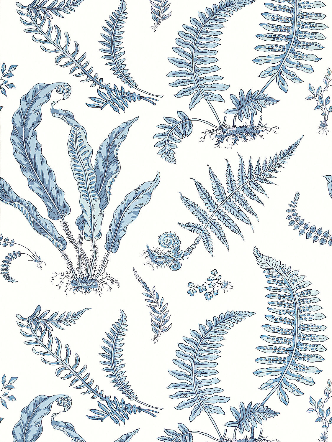 Scalamandre Elsie De Wolfe Ultramarine Wallcovering