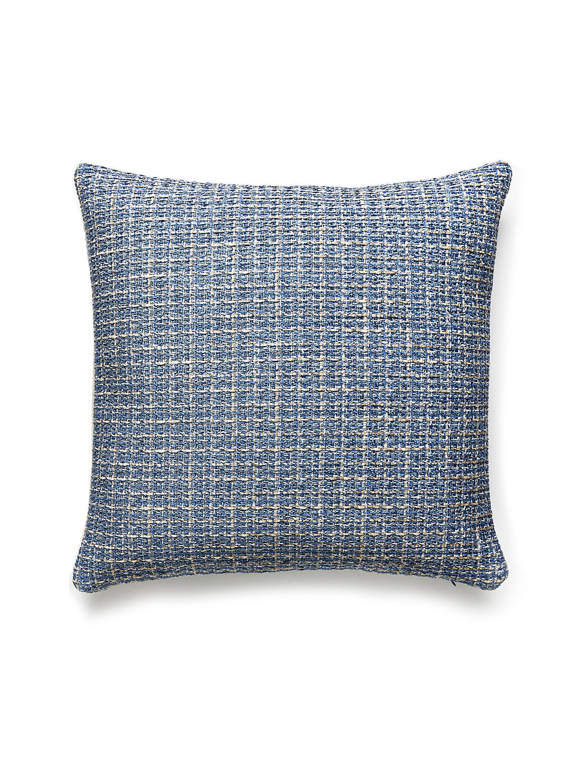Scalamandre Highland Chenille 22 X 22 - Blue Mood Decorative Pillow