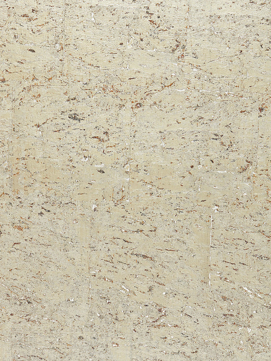 Scalamandre Metal Cork Alabaster Wallcovering