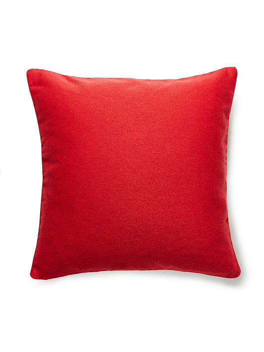 Scalamandre Dapper Flannel 22 X 22 - Stop Sign Decorative Pillow
