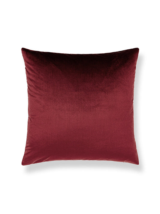 Scalamandre Tiberius 22 X 22 - Bordeaux Decorative Pillow