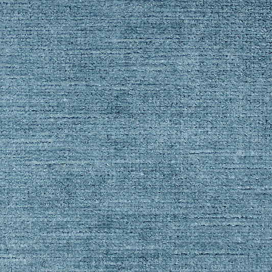 Scalamandre Persia Azure Velvet Solid Texture Cotton - Blue - Special Order