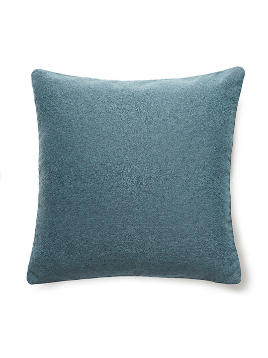 Scalamandre Dapper Flannel 22 X 22 - Atlantic Decorative Pillow