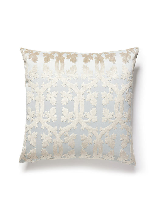Scalamandre Falk Manor House 22 X 22 - Mineral Decorative Pillow