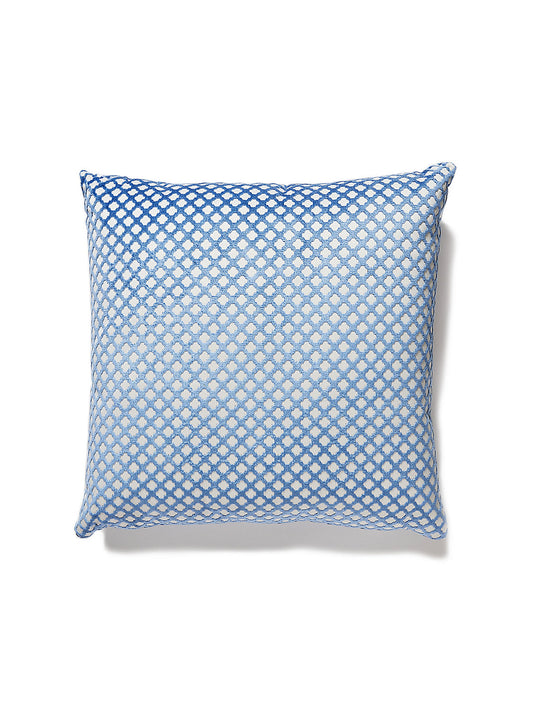 Scalamandre Pomfret 22 X 22 - Lapis Decorative Pillow