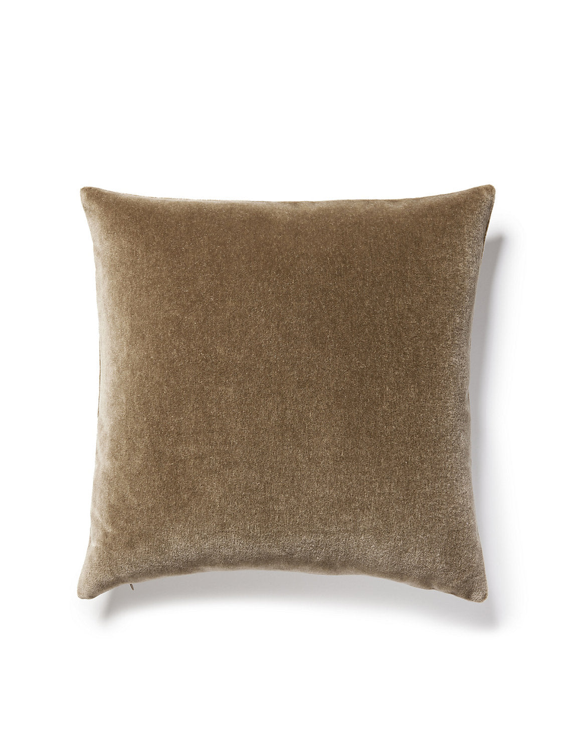 Scalamandre Makalu Mohair 22 X 22 - Mink Decorative Pillow